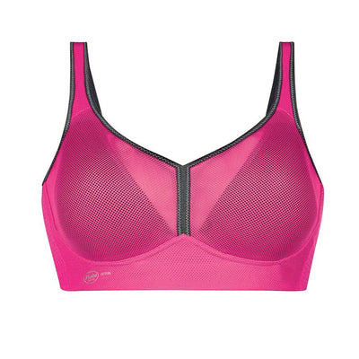 Anita 5544 Pink Anthracite Air Control Padded Maximum Support cutout front
