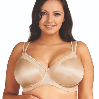 Goddess Hannah GD6131 Nude Underwire Molded Side Support Bra front view