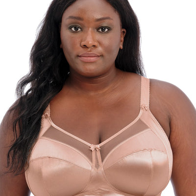 Goddess Keira GD6093 Fawn Banded Soft Cup Wire Free Bra front