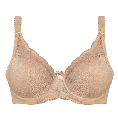 Goddess Michelle GD5000 Sand Underwire Padded Banded Bra cutout