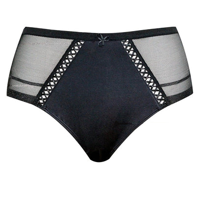 Parfait P60632 Black Full Coverage Brief Panty cutout