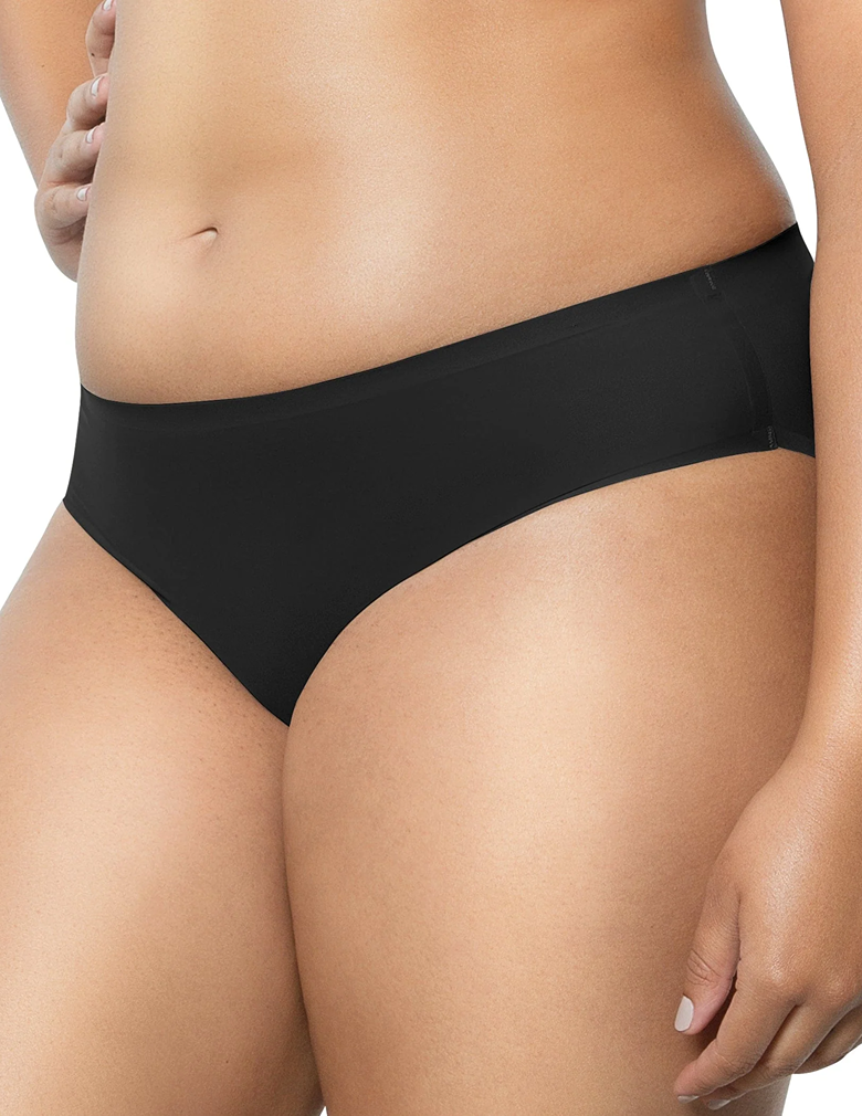 Parfait PP505 Black Bonded Smooth Hipster Panty side view