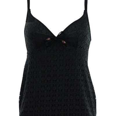 Freya Swim Spirit AS3906 Swimwear Black Soft Cup Plunge Tankini Top cutout
