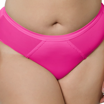 Parfait PP306 Bright Pink Micro Dressy French Cut Panty front view