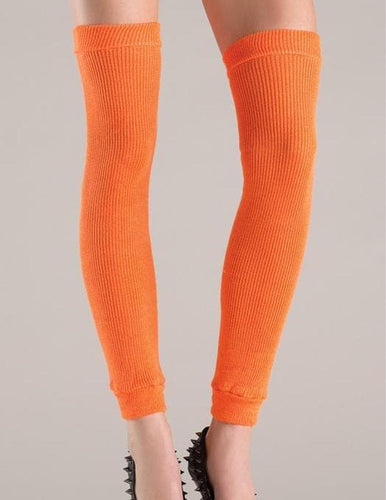 Be Wicked BW711OR Orange Thigh Highs