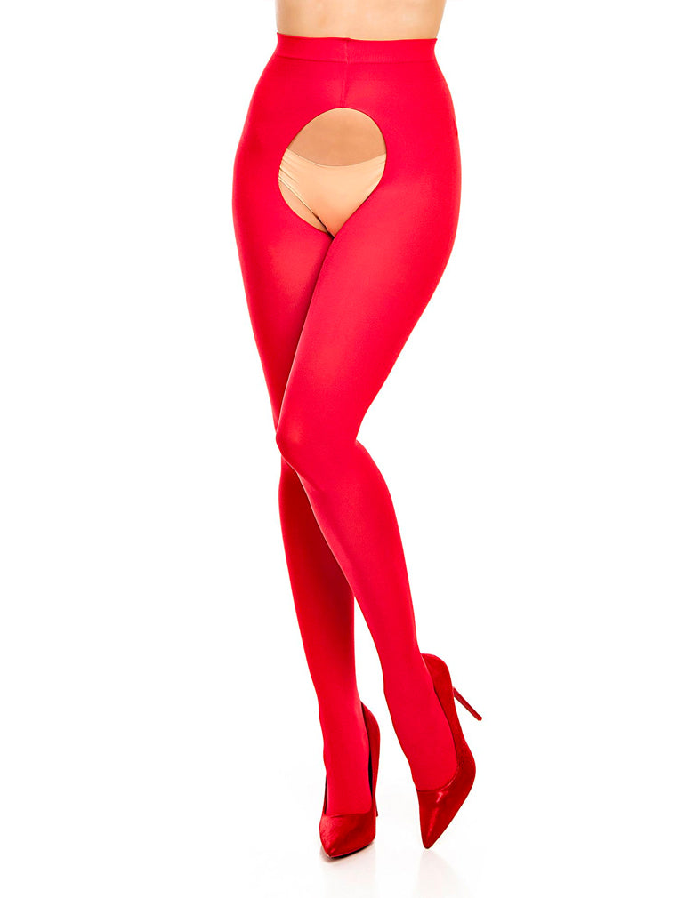 Glamory Hosiery Tights GH50126 Red front view