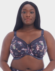 Front view of a model wearing Goddess Kayla bra in utopia
