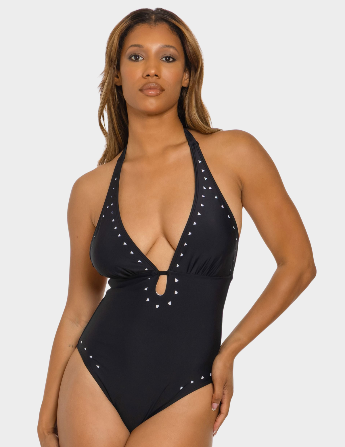 Geo Accent Swimsuit