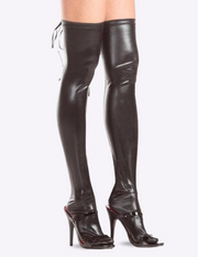 Leather Thigh Highs