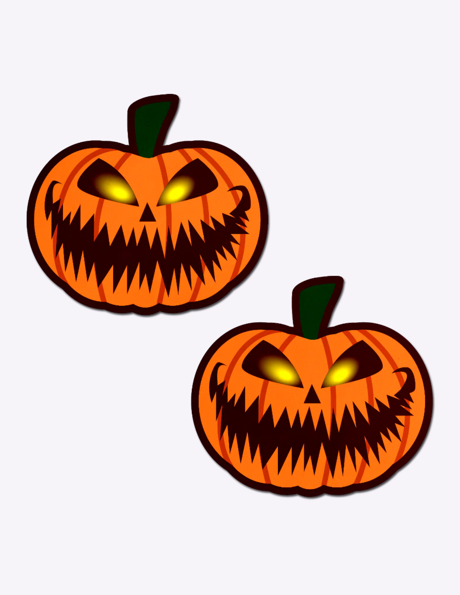 Terrifying Jack O' Lantern Nipple Covers