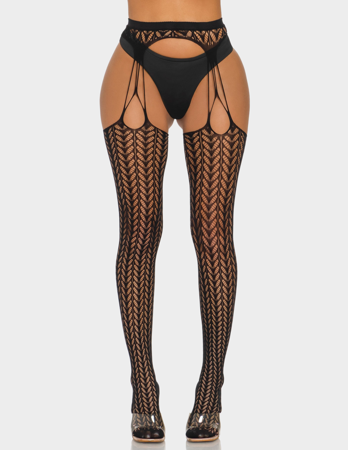 Cheeky Chevron Tights