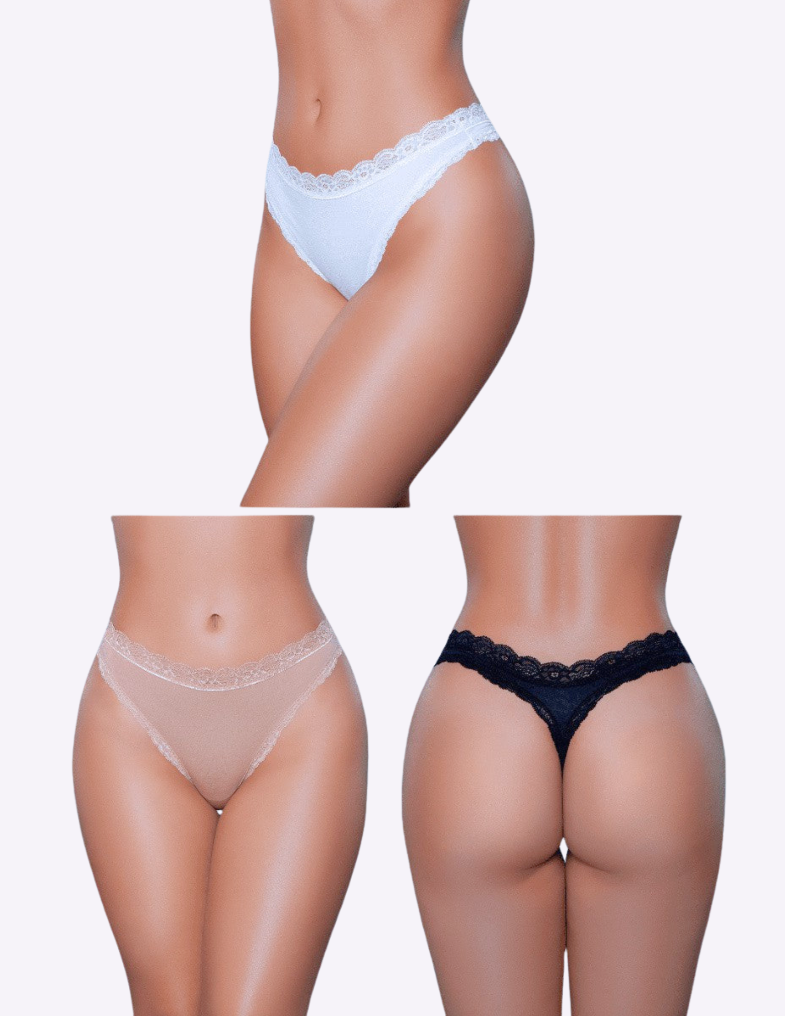 Mandy Thong 3 Pack