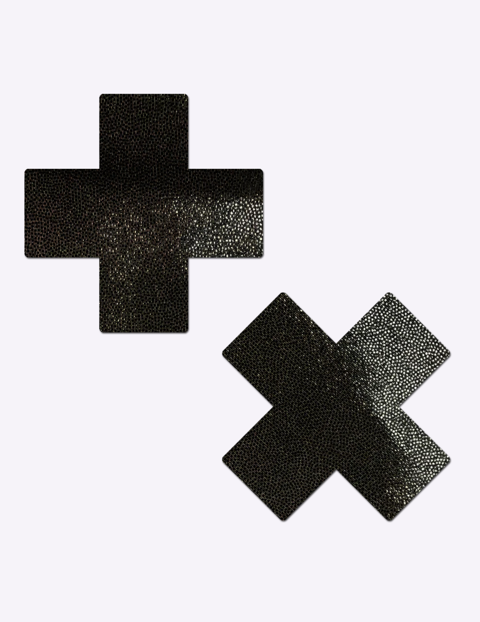 Liquid Black Cross Nipple Covers