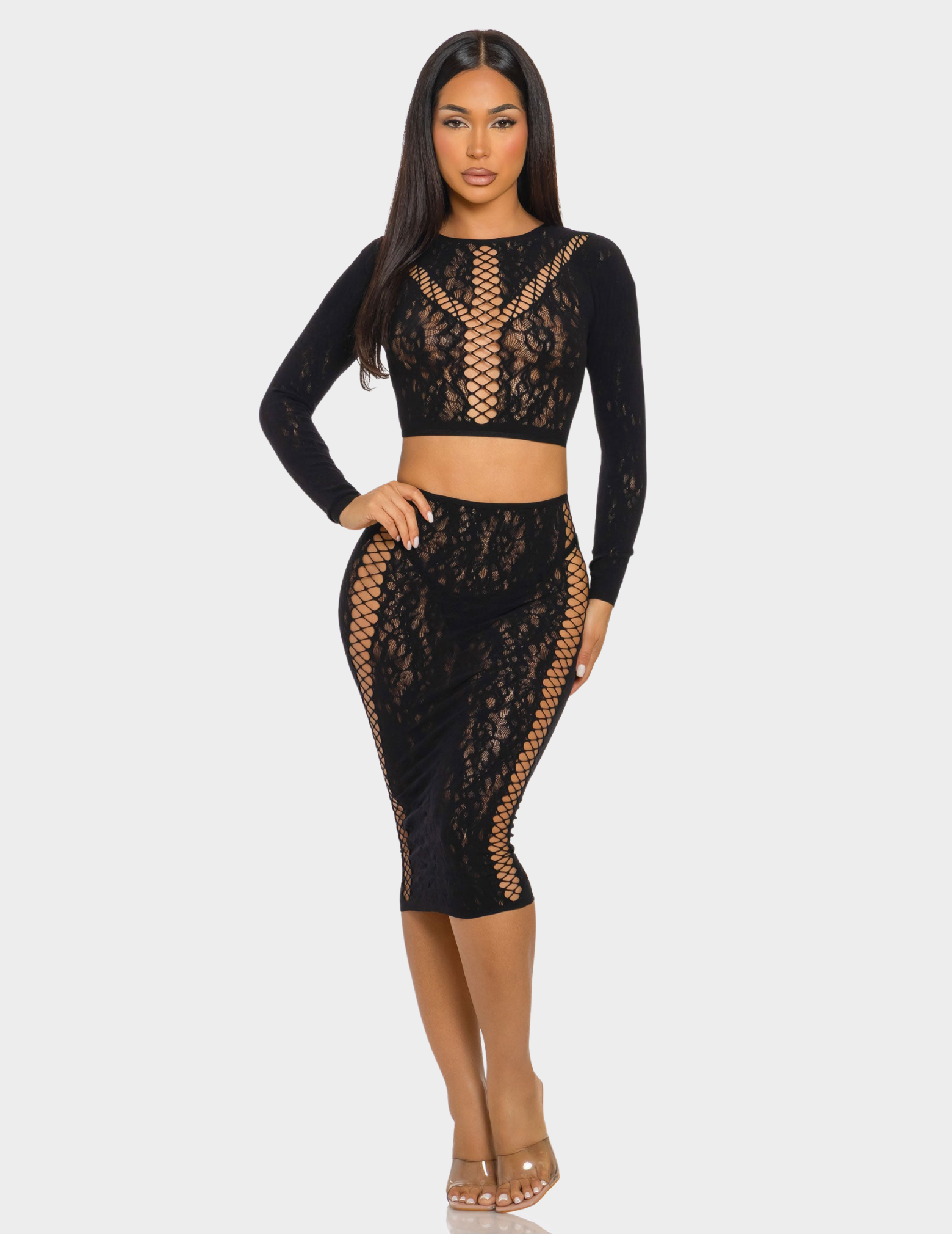 Lace Daze Bodystocking Set