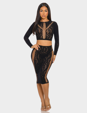 Lace Daze Bodystocking Set