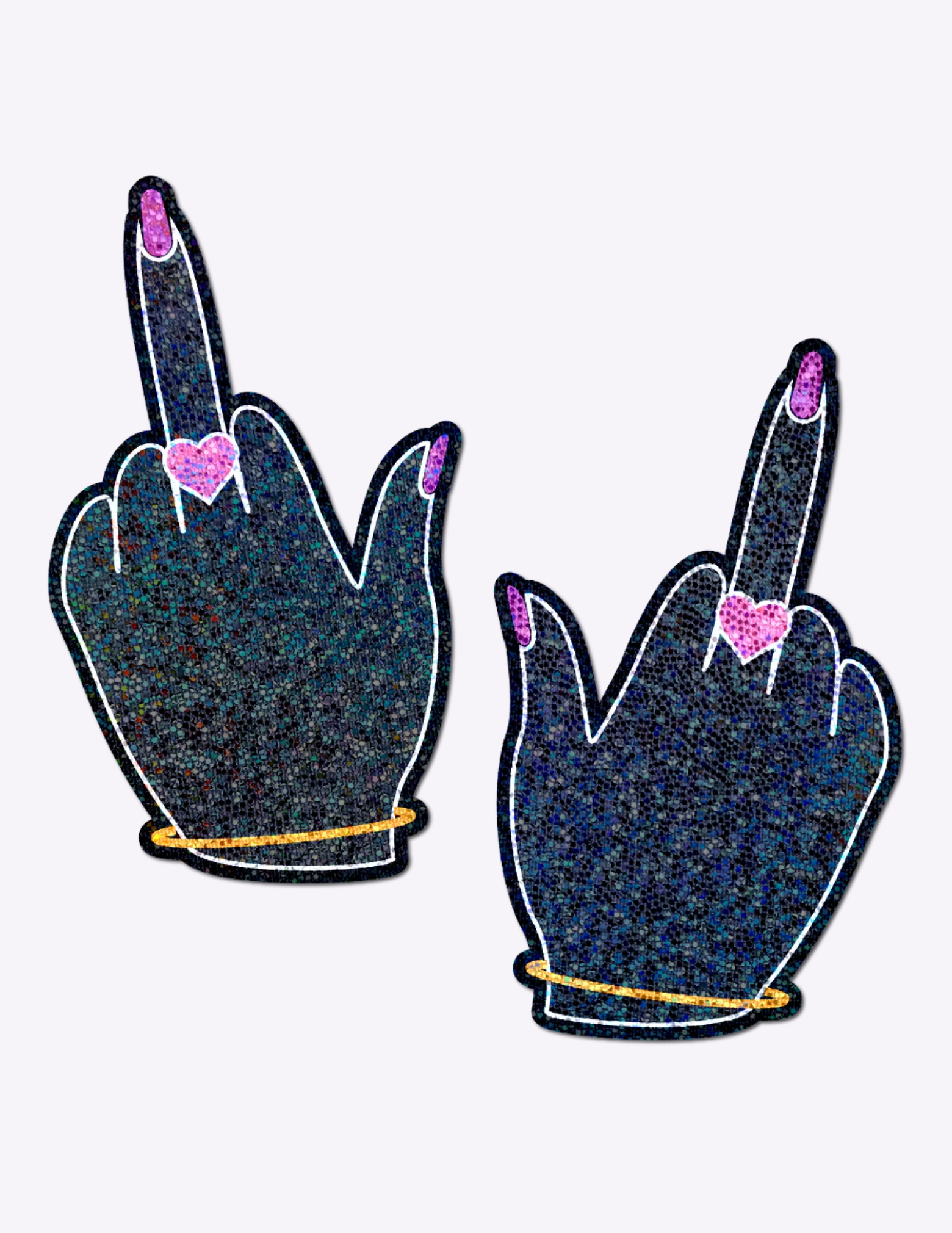 Middle Finger Nipple Covers