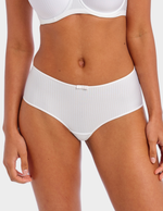 Front view of a model wearing Freya Idol hipster panty in White
