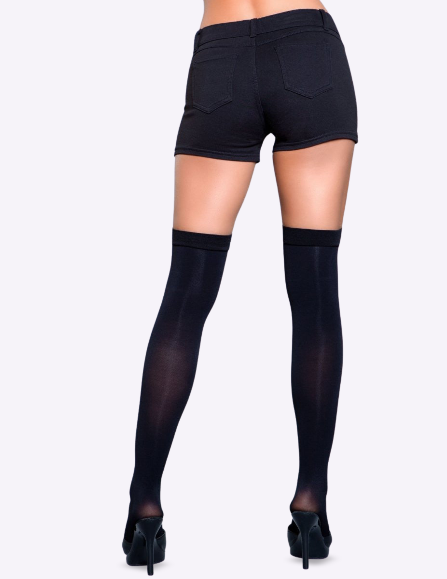 Illusion Clip Garter Thigh Highs