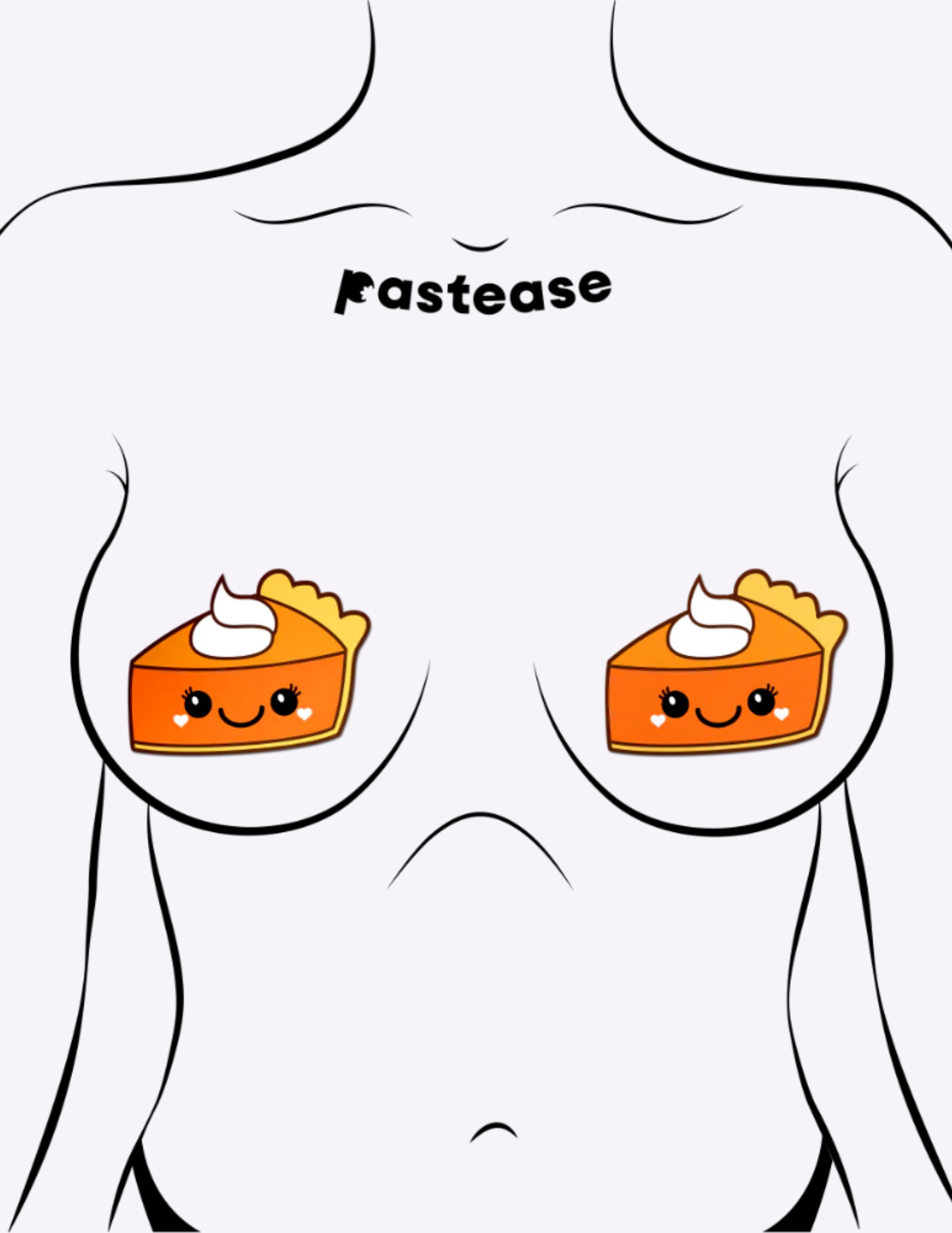Happy Pumpkin Pie Nipple Covers