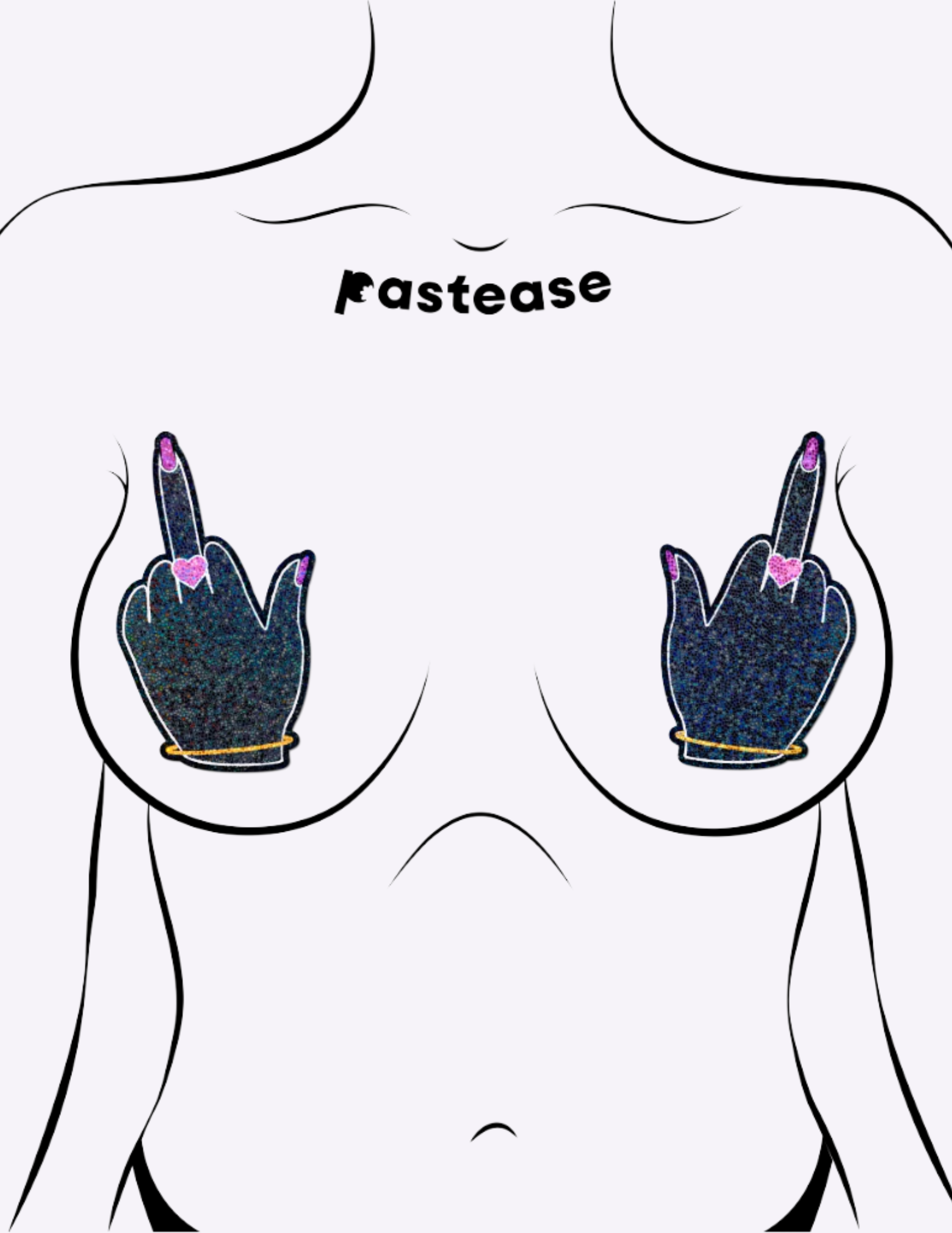 Middle Finger Nipple Covers