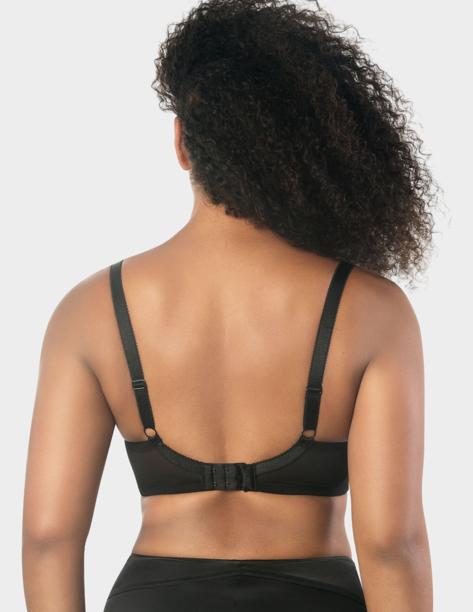 Back view of a model wearing Parfait Charlotte bra in Black