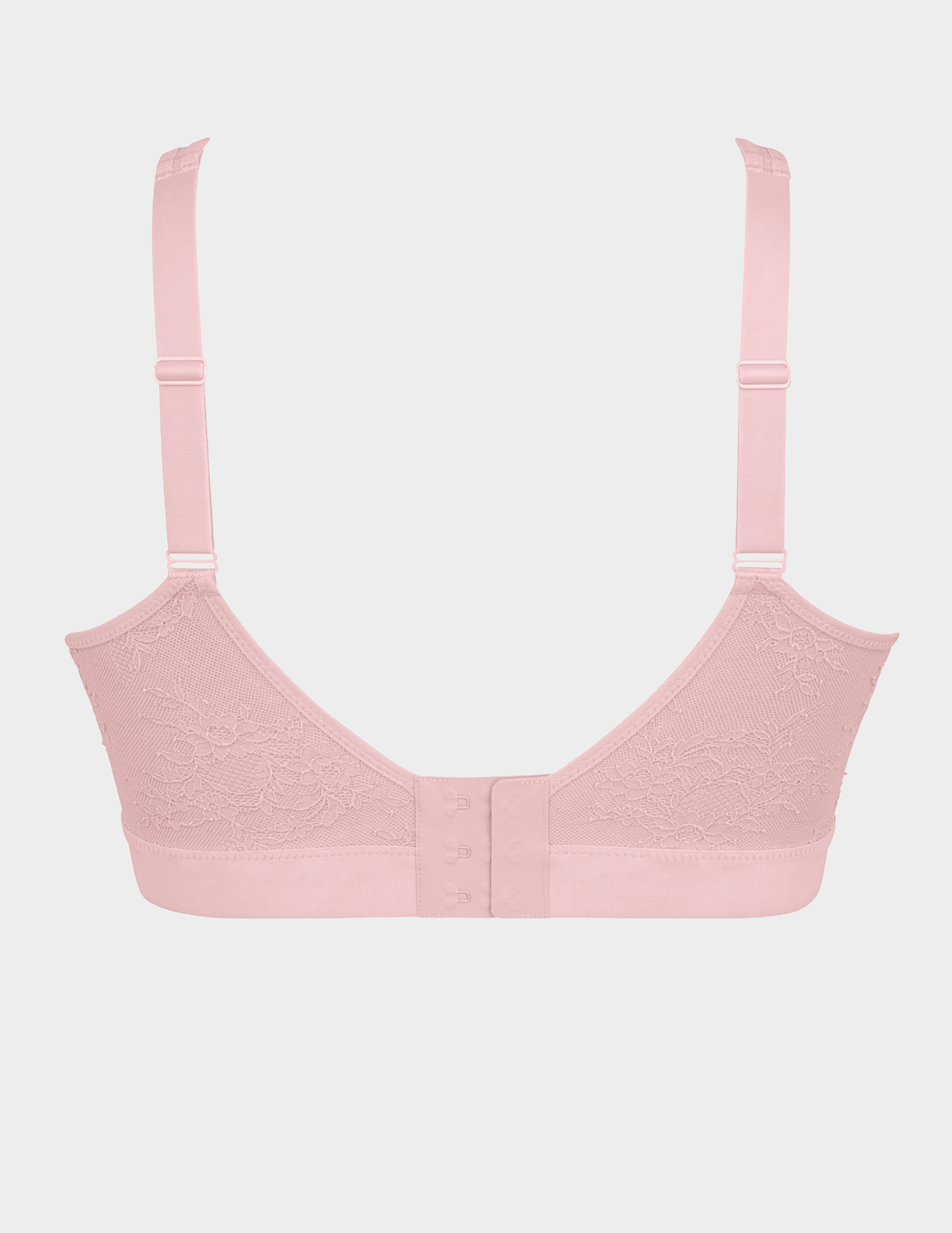 Back view of Anita Essential Lace bralette in color Rosewood