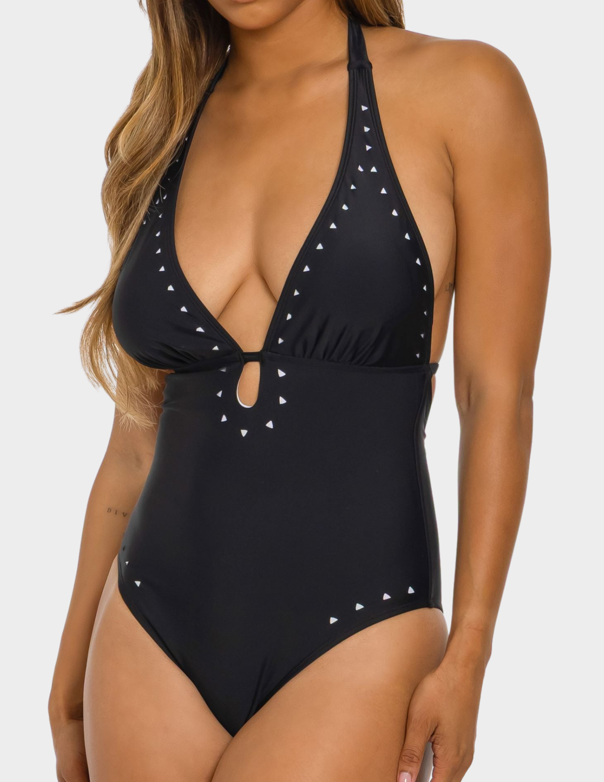 Geo Accent Swimsuit