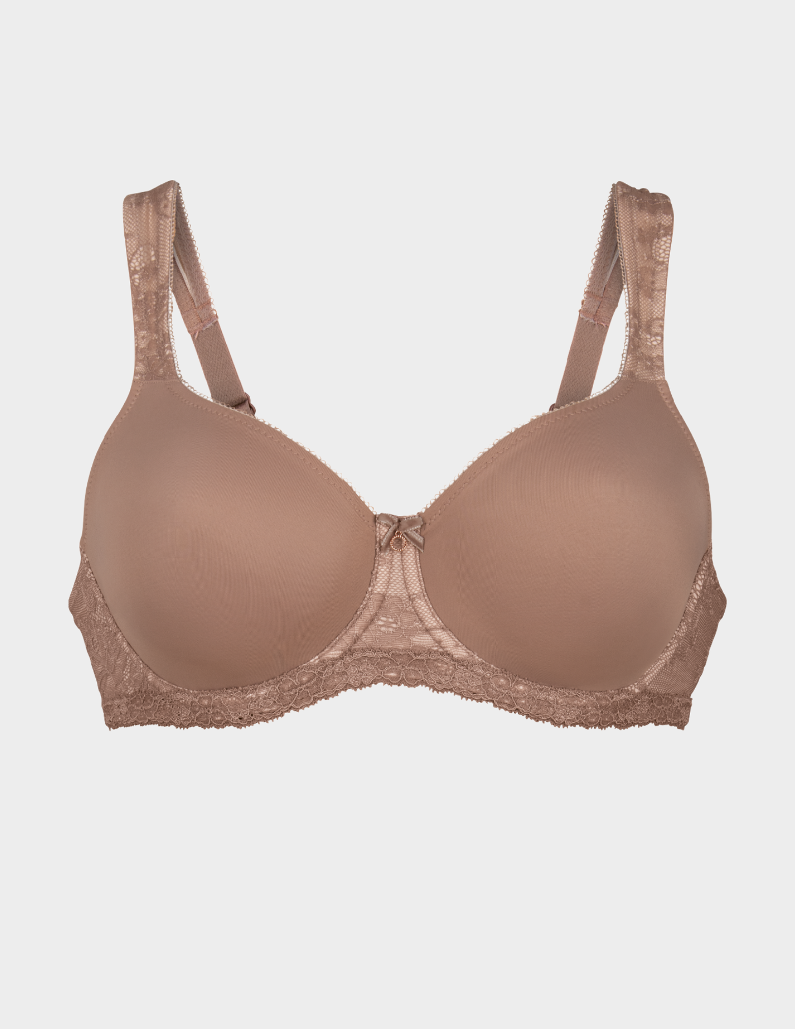 Front view of Anita Abby bra in color Dusty Rose