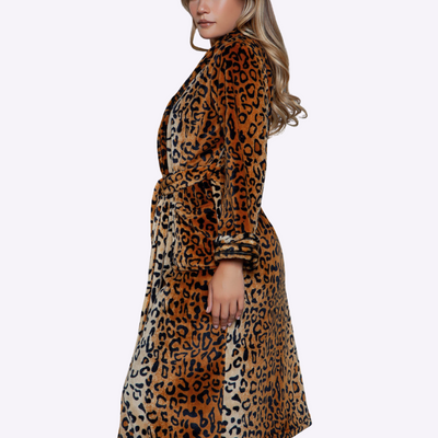 Be Wicked 2071 Leopard Robe