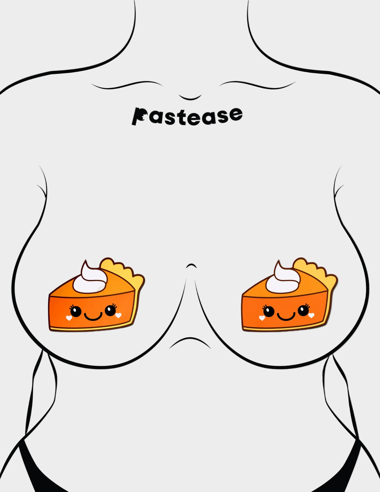 Happy Pumpkin Pie Nipple Covers