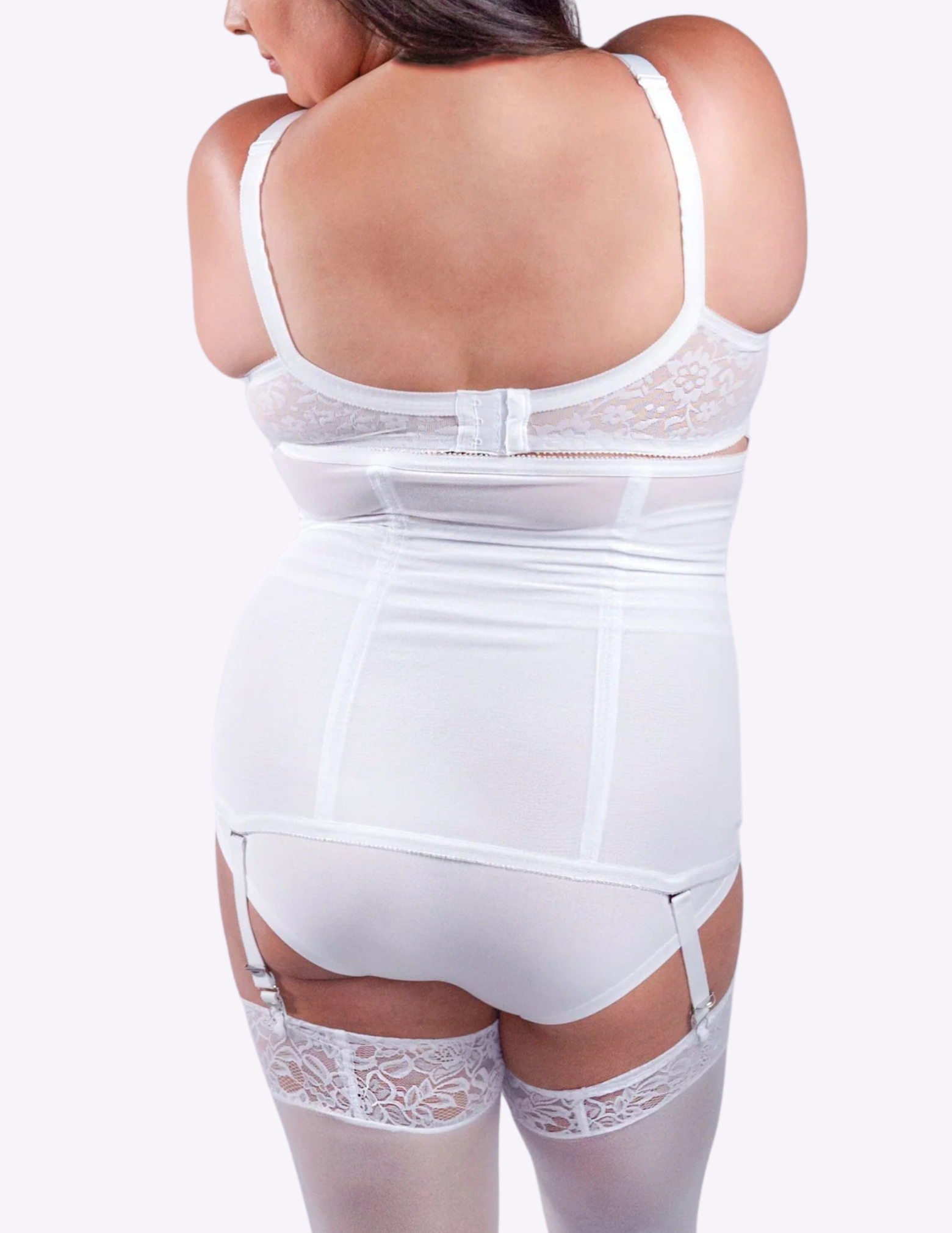 Rago 21 Waist Trainer / Girdle with Garters Firm Shaping