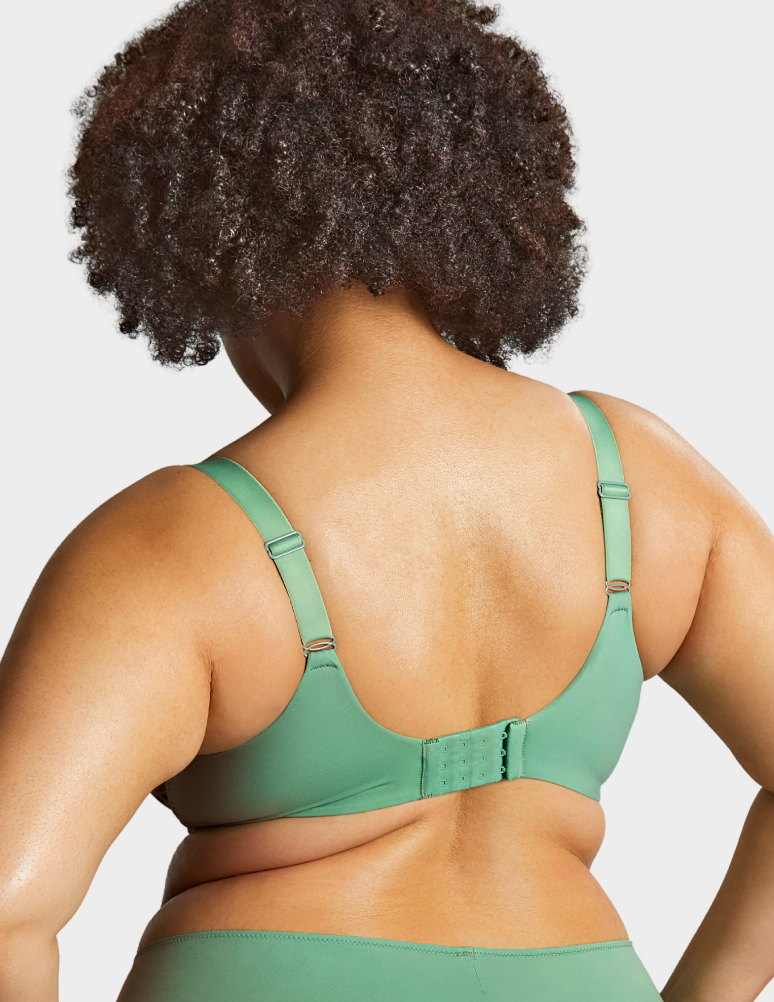 Back view of a model wearing Sculptresse Esme bra in Wonderland