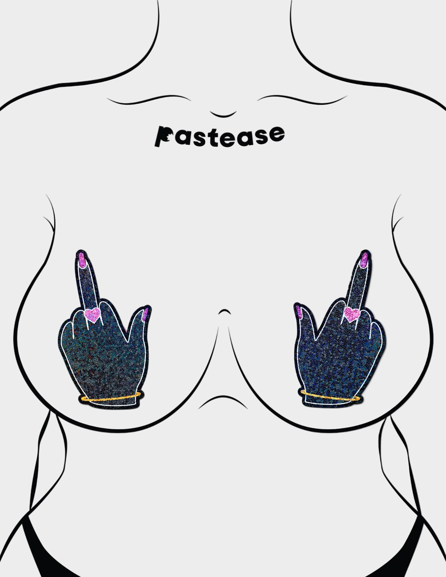 Middle Finger Nipple Covers
