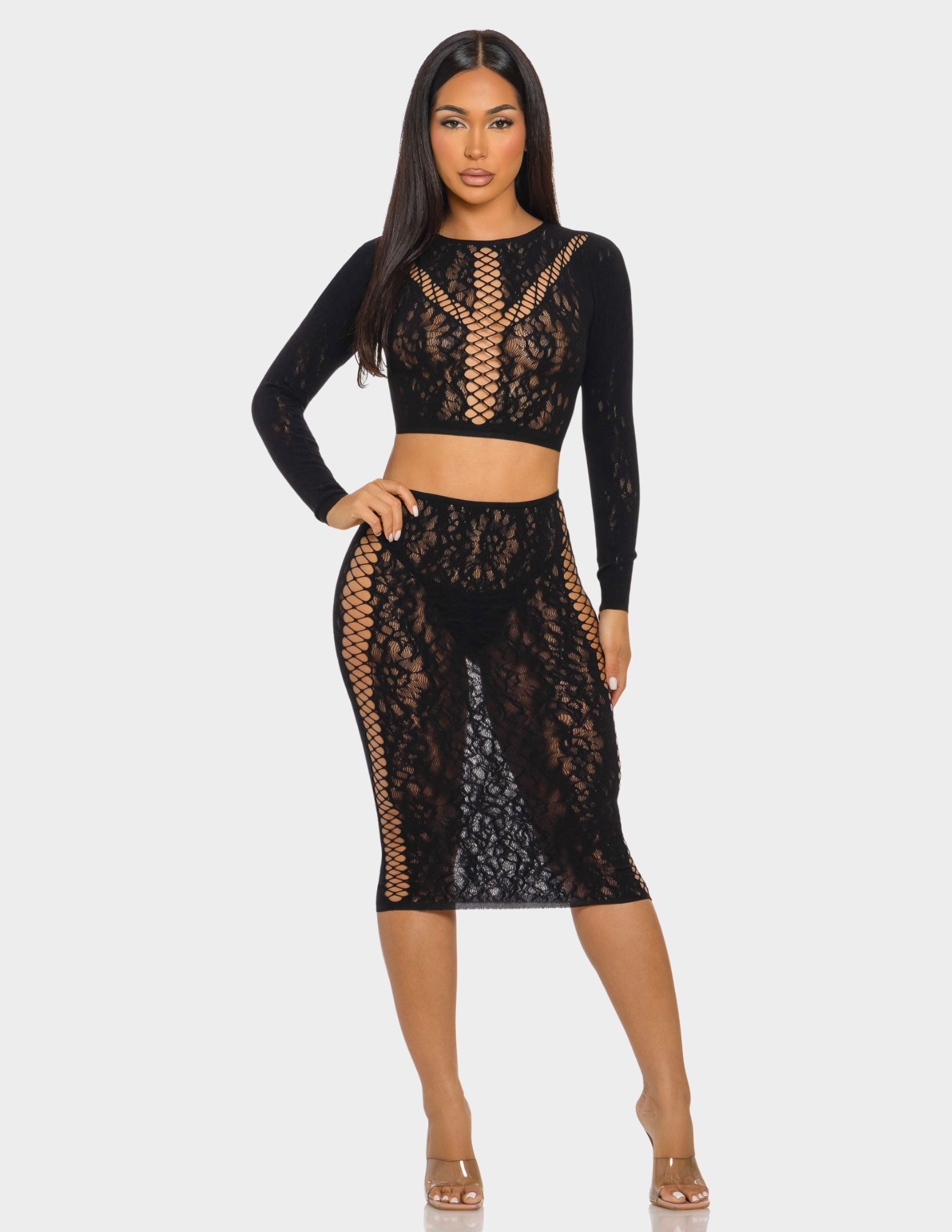 Lace Daze Bodystocking Set