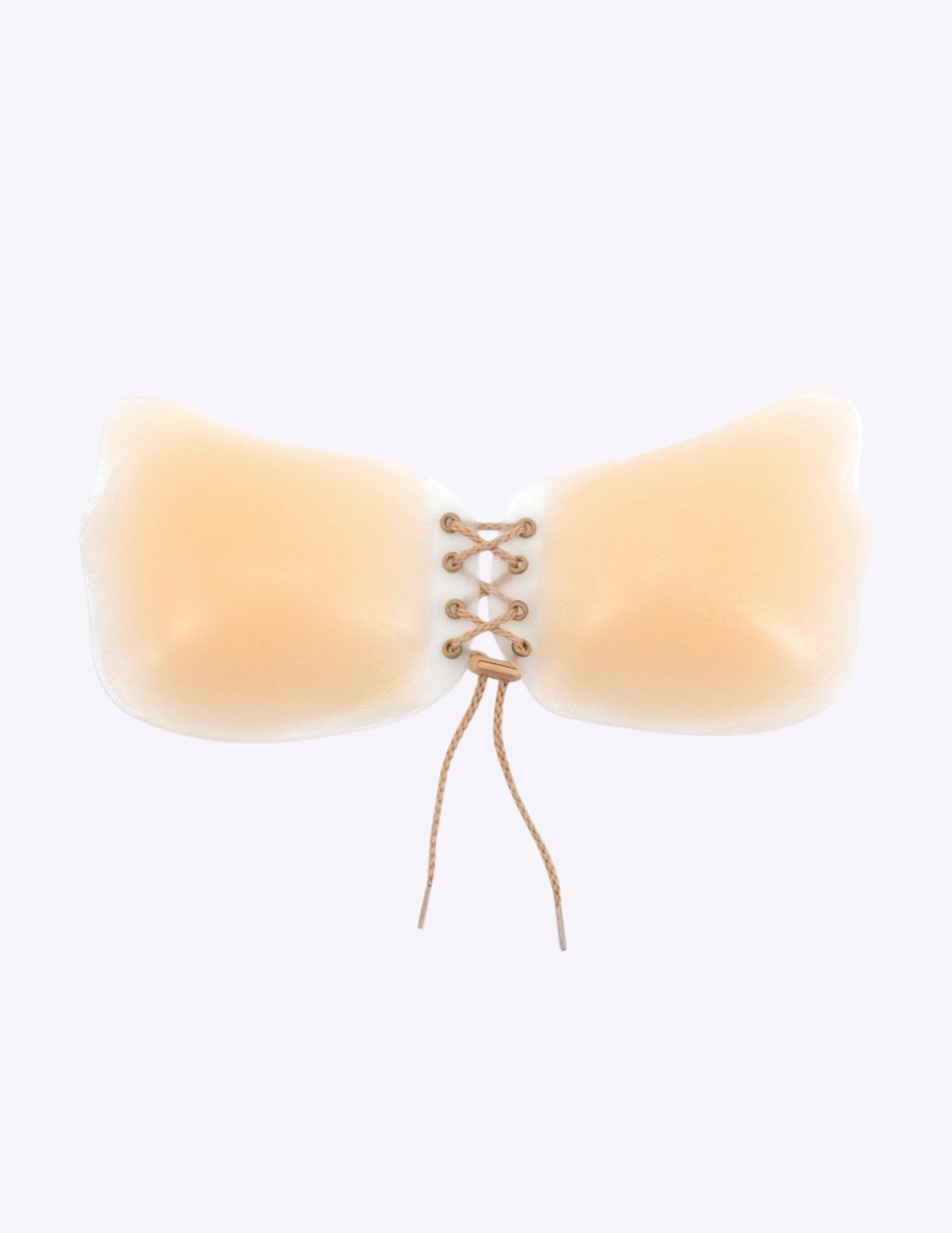 Nude Silicone Tie Up Bra
