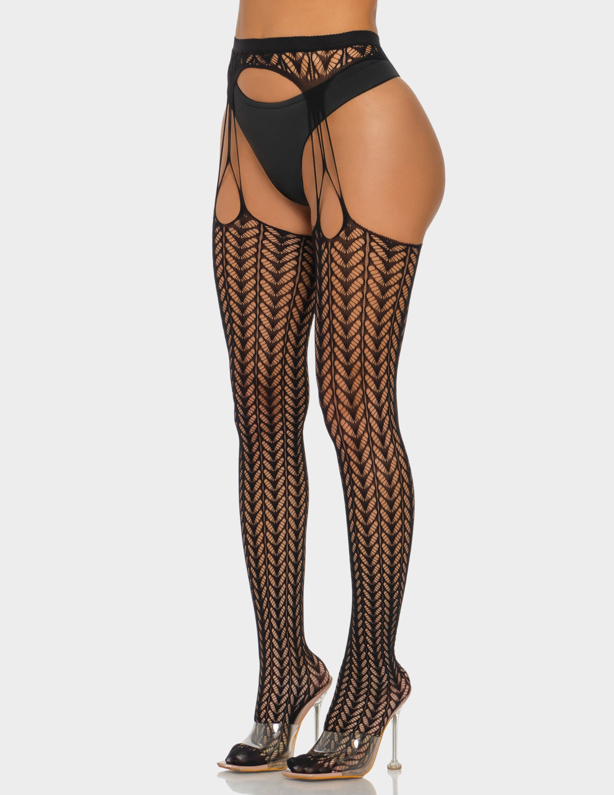 Cheeky Chevron Tights