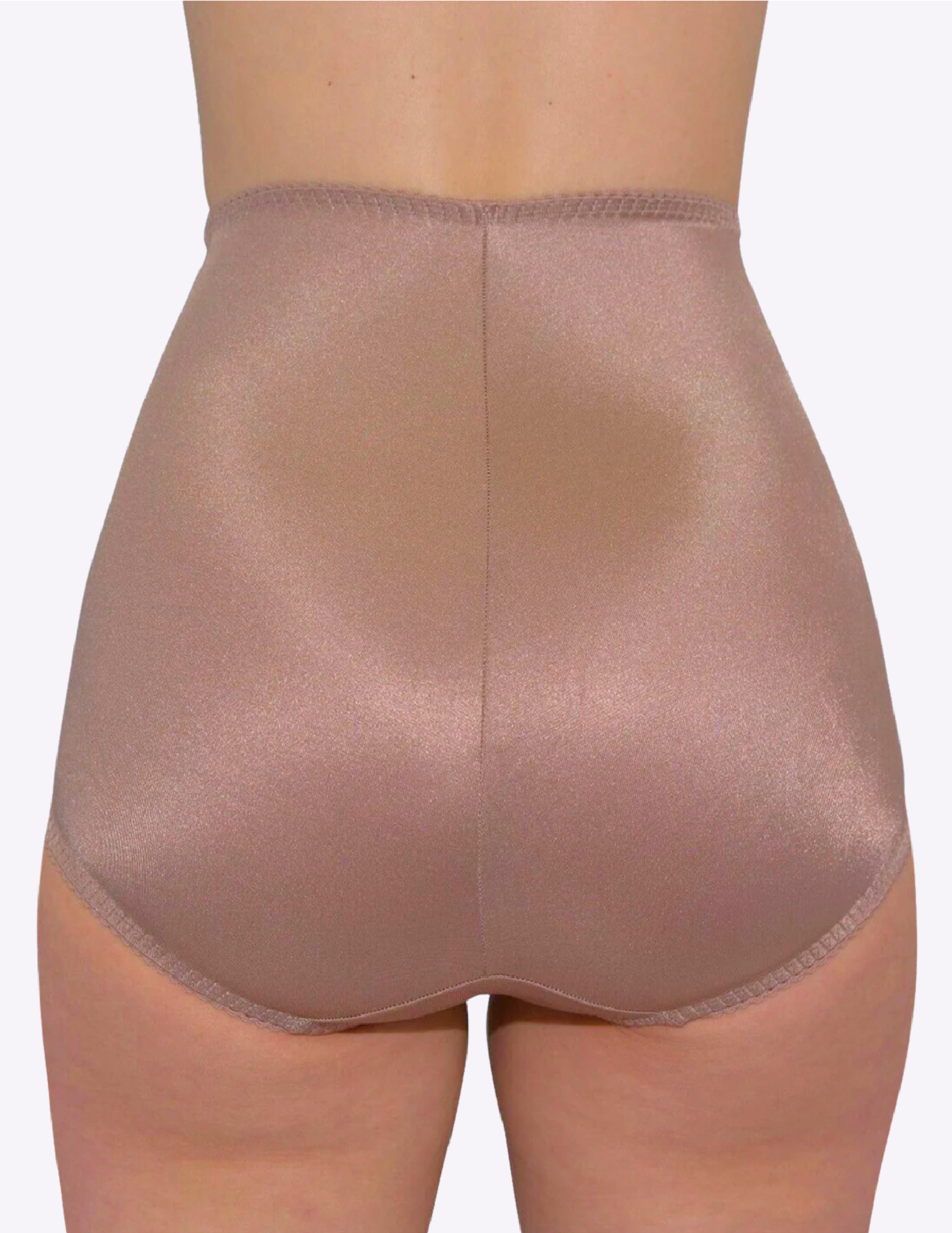 Back view of a model wearing Rago 511 mocha shaping panty
