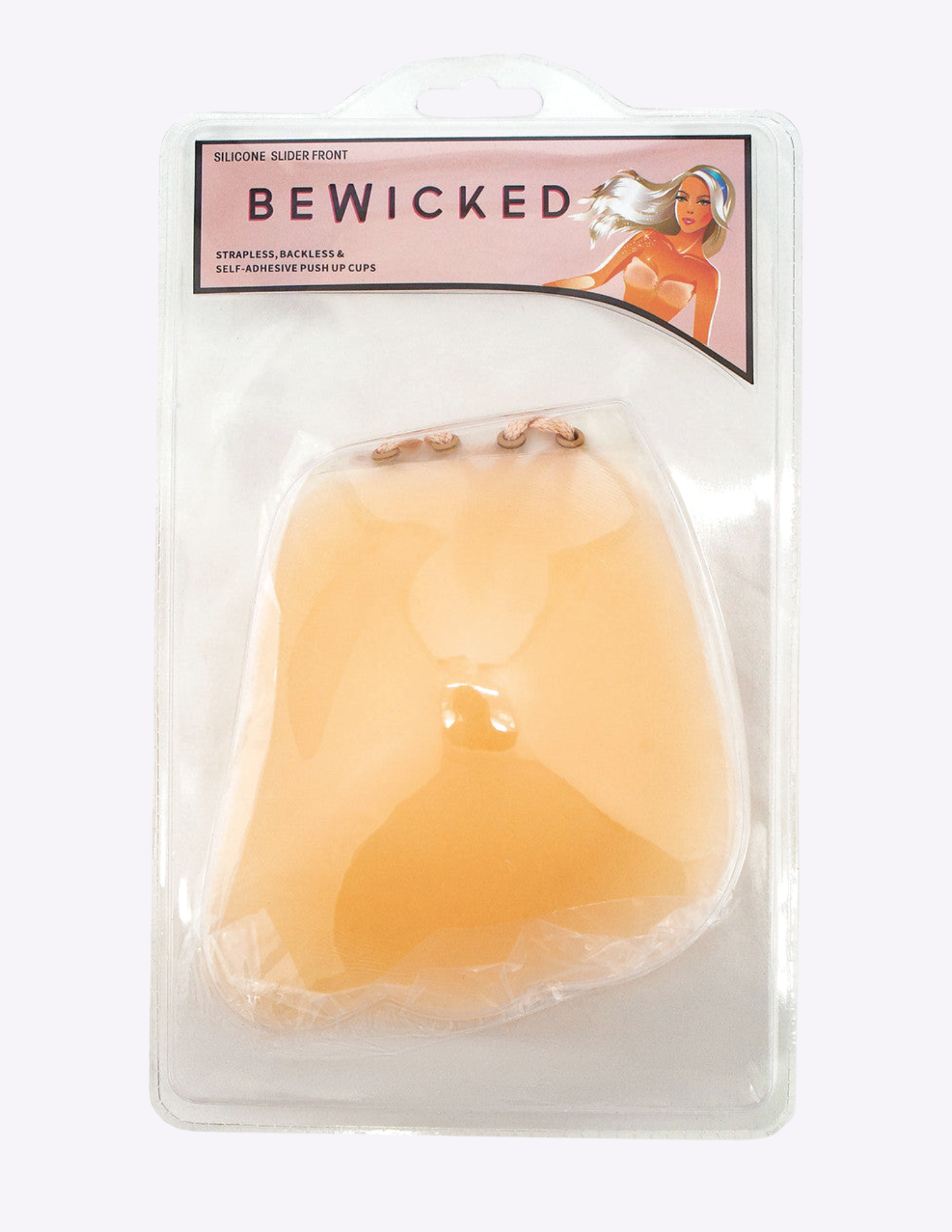 Nude Silicone Tie Up Bra