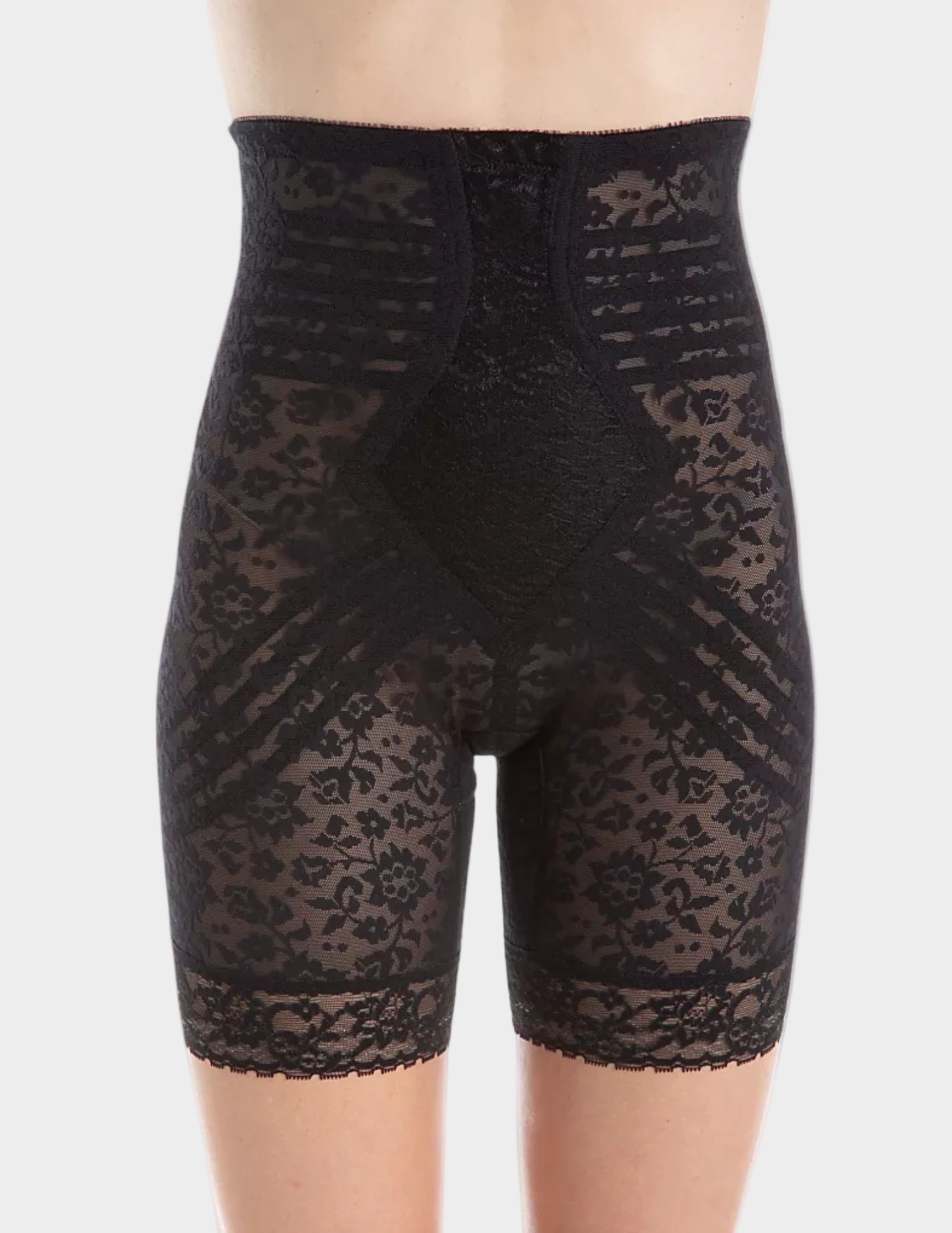 Front view of model wearing Rago Lacette 6207 in black