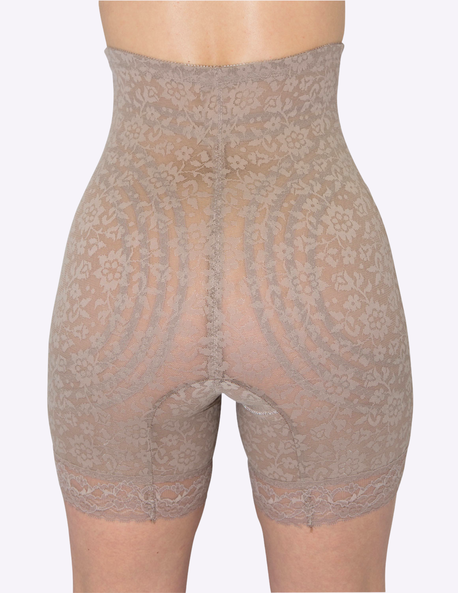 Back view of model wearing Rago Lacette 6207 in mocha