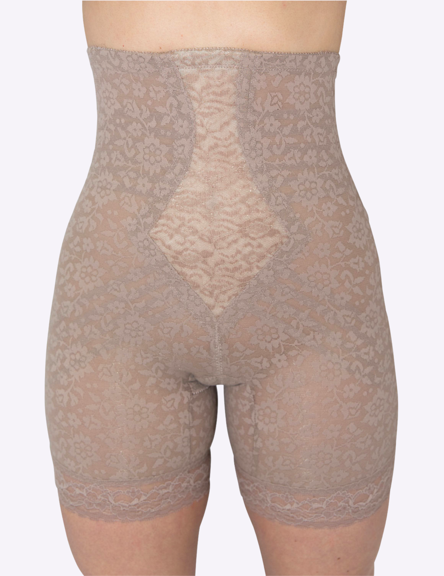 Front view of model wearing Rago Lacette 6207 in mocha