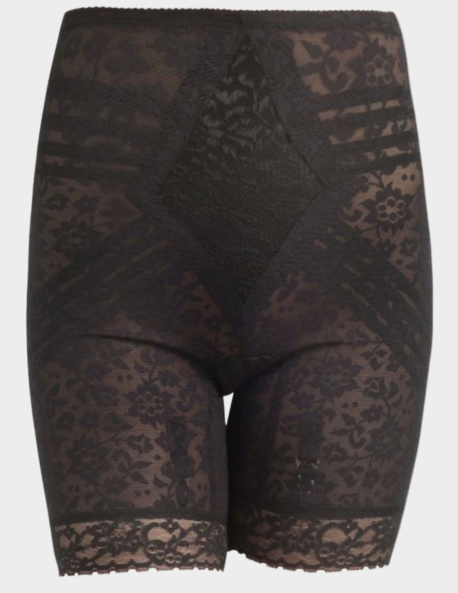 Rago 6797 black shaping shorts on a white background