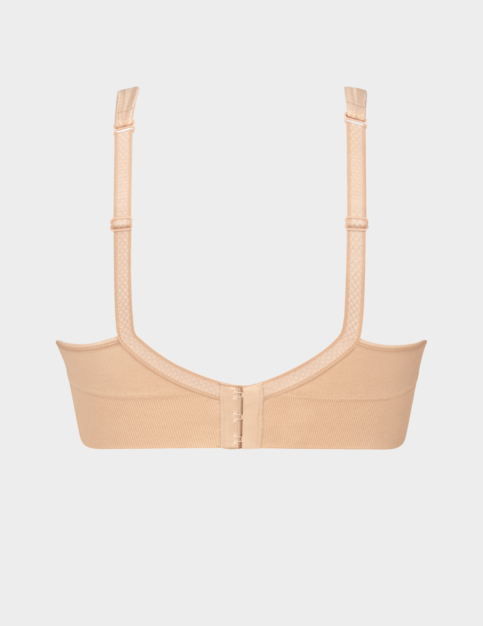 Back view of Anita Lotta post mastectomy bra in color Desert