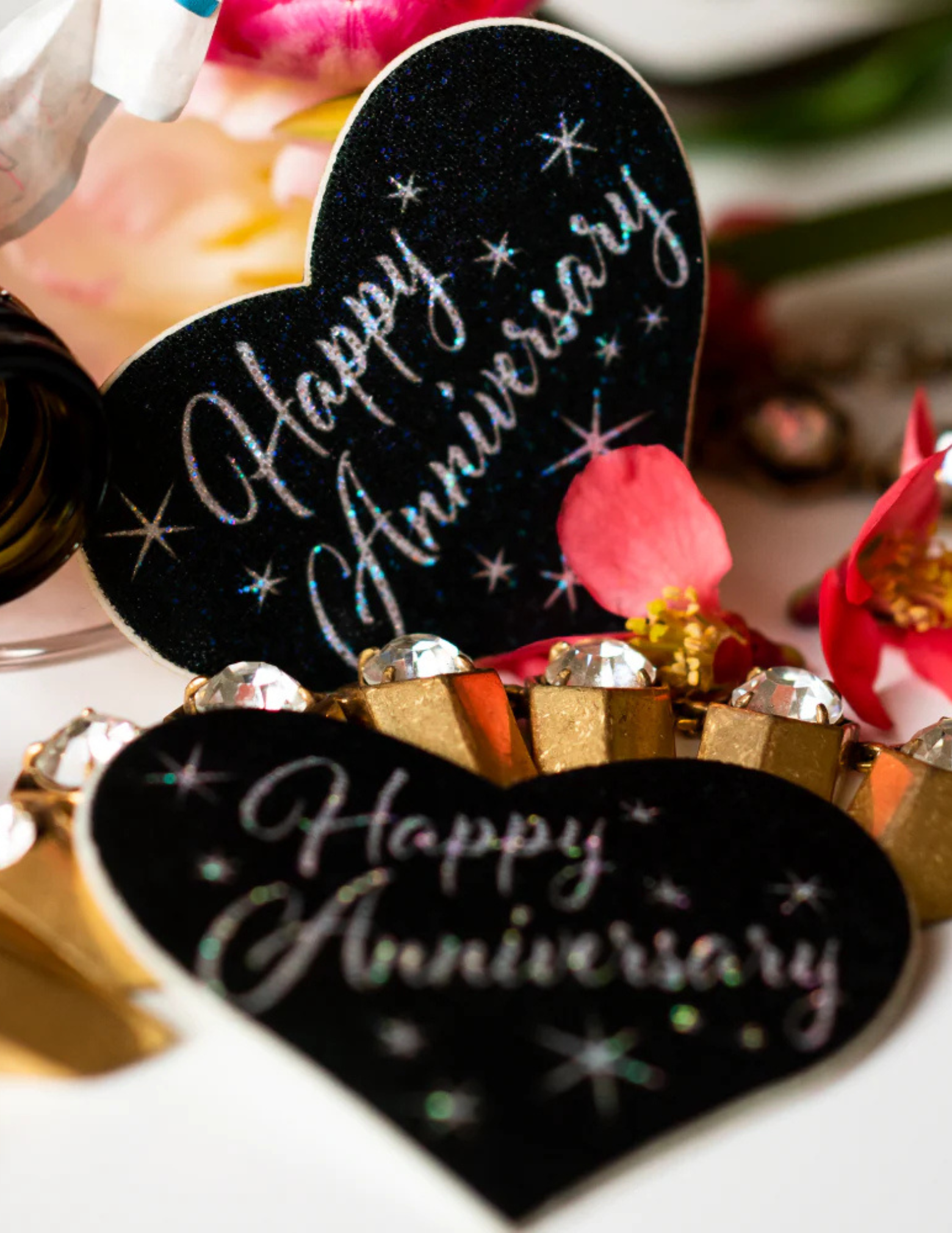 Happy Anniversary Heart Nipple Covers