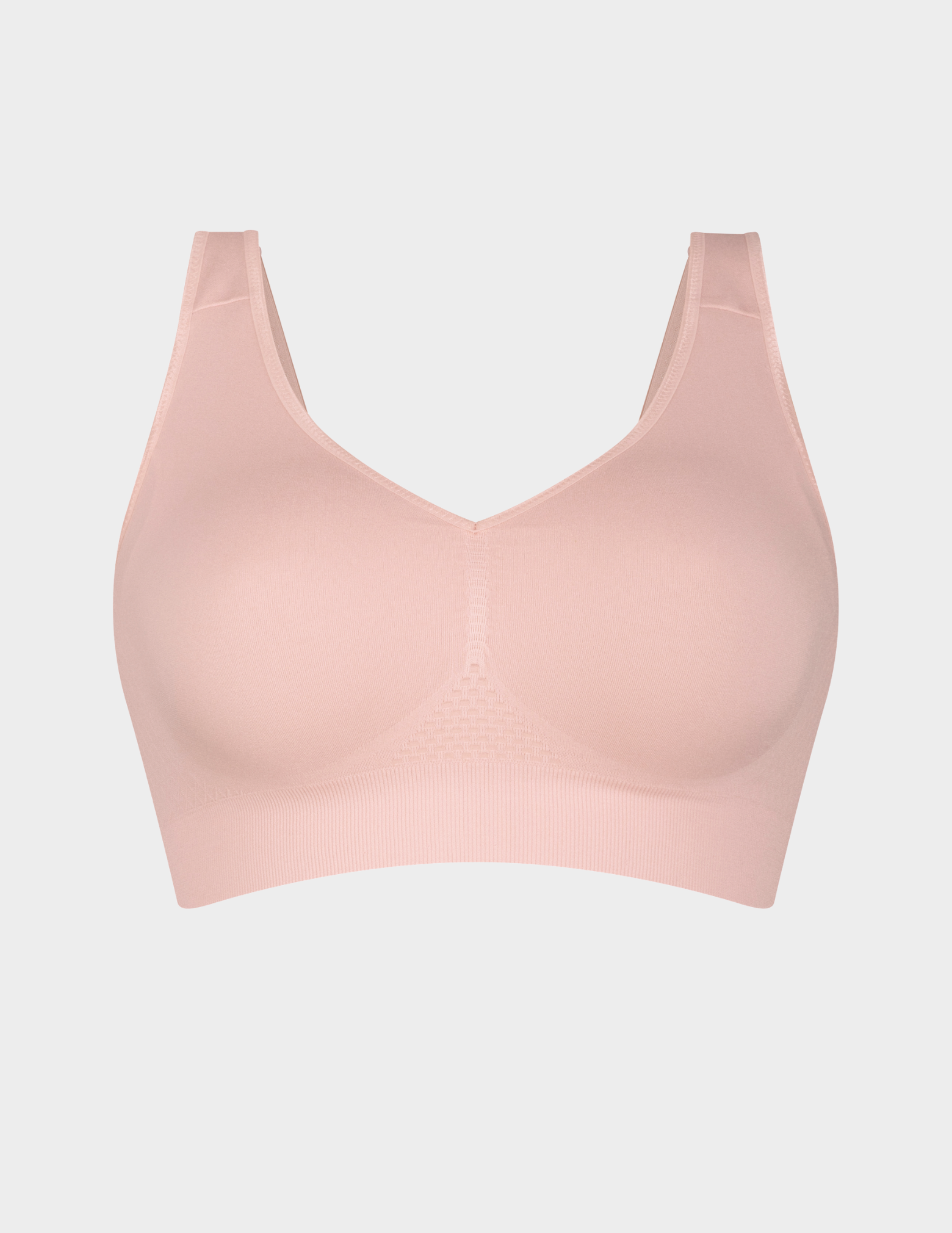 Front view of Anita Lotta post mastectomy bra in color Lotus