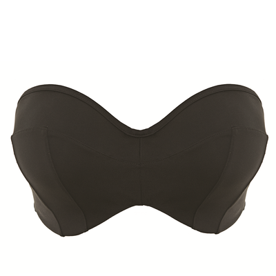Elomi Essentials ES7532 Black Underwire Bandeau Bikini Top cutout