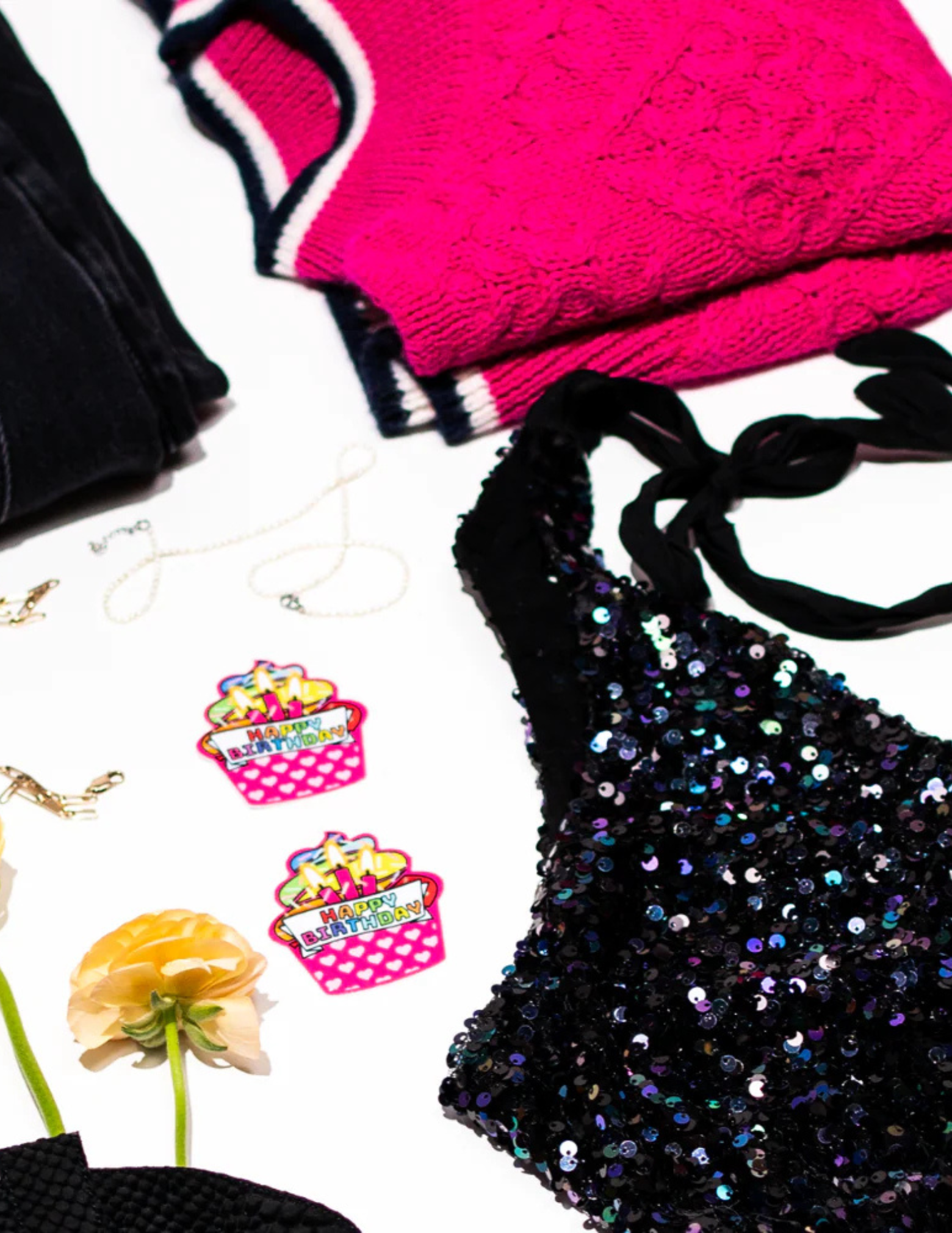 Cupcake Happy Birthday Nipple Covers