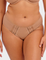 Front view of a model wearing Elomi Matilda brief in café au lait