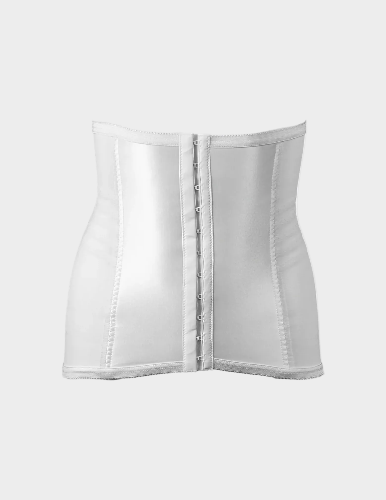 RAGO Style 821 waist cincher in white on a white background