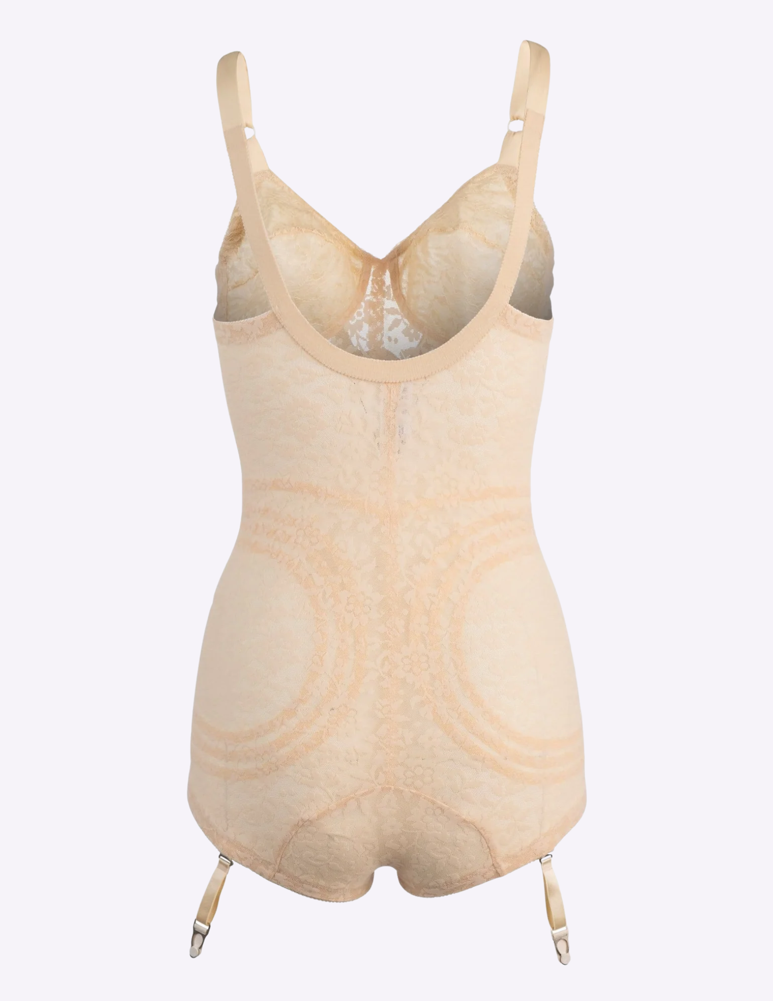 Back view of RAGO Style 9057 in Beige against a white background